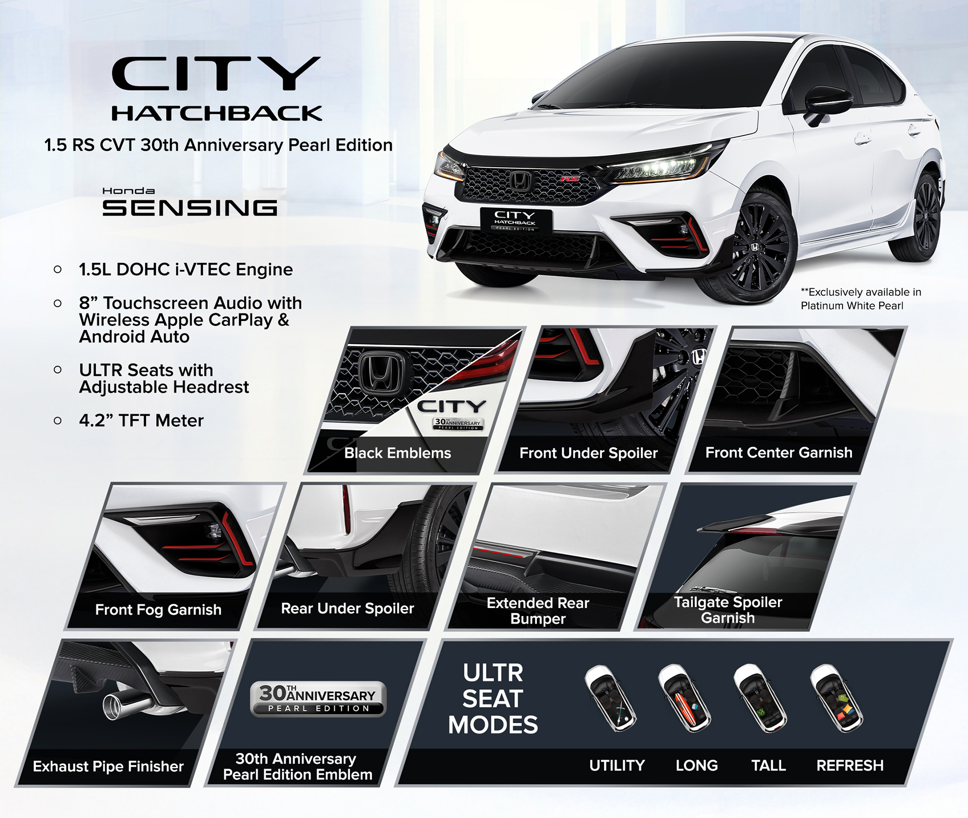 City 5d pe accessories